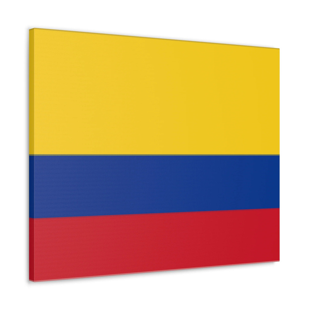 Colombia Country Flag Canvas Vibrant Wall Art Unframed Home Decor